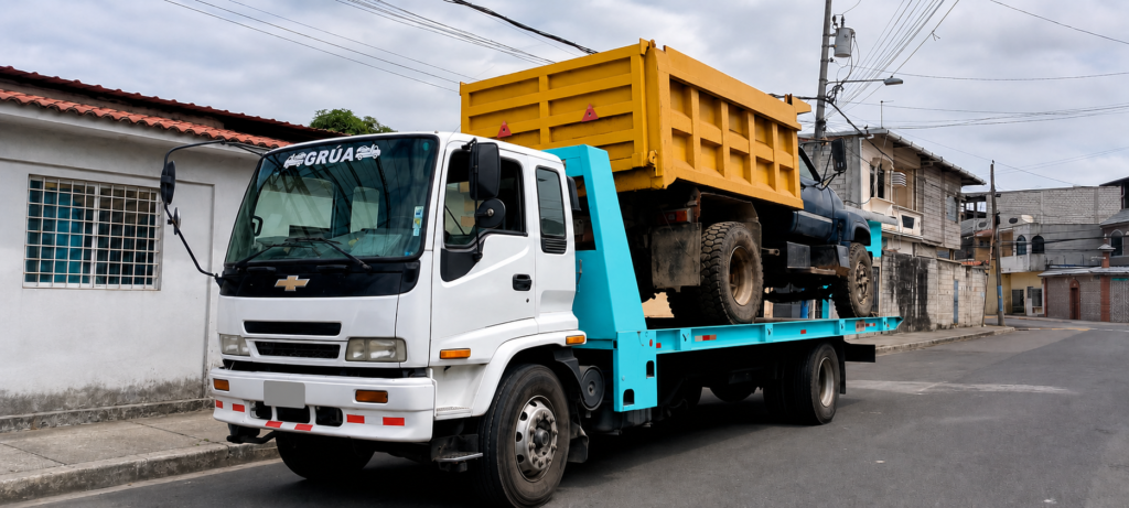 Grua para volqueta